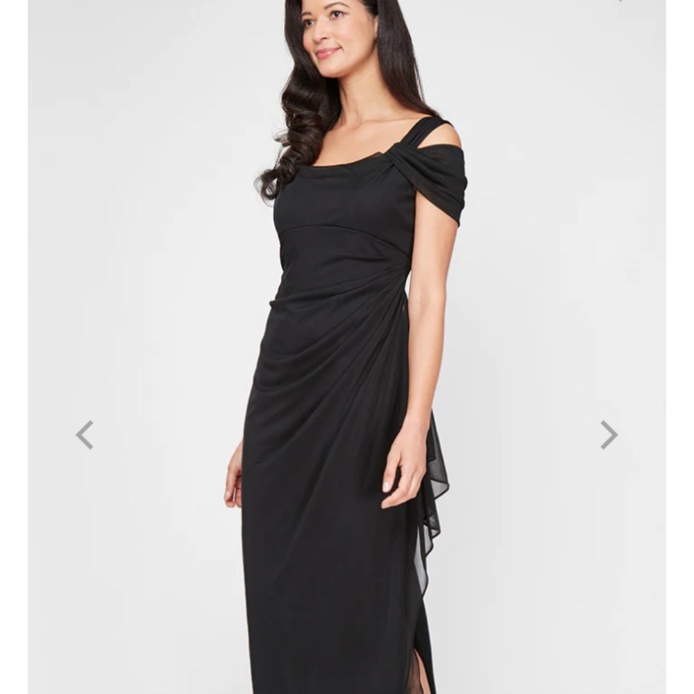 Elegant Black Off-Shoulder Dress